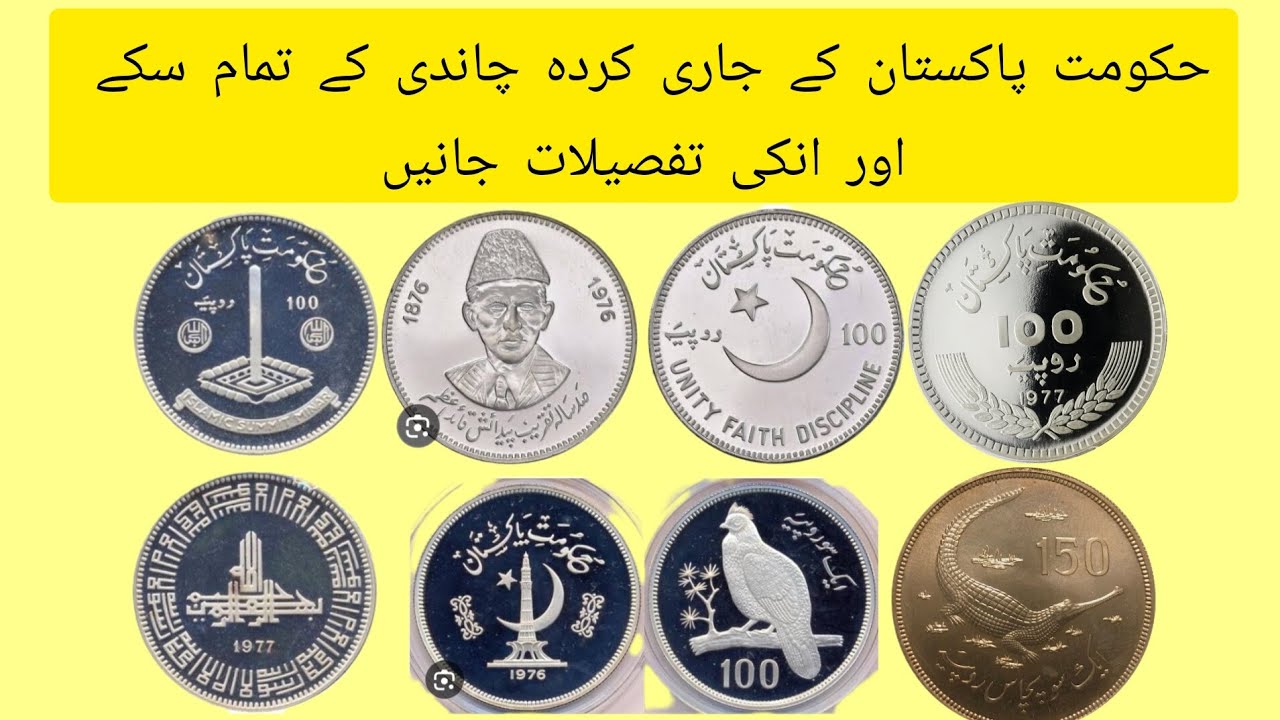 All Commemorative Silver Coins Issued by the Government of Pakistan and Their Details | Silver Co...