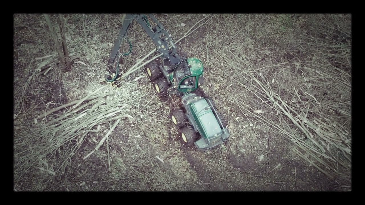 John Deere 1170g udtyndingen i l&oslash;vtr&aelig;
