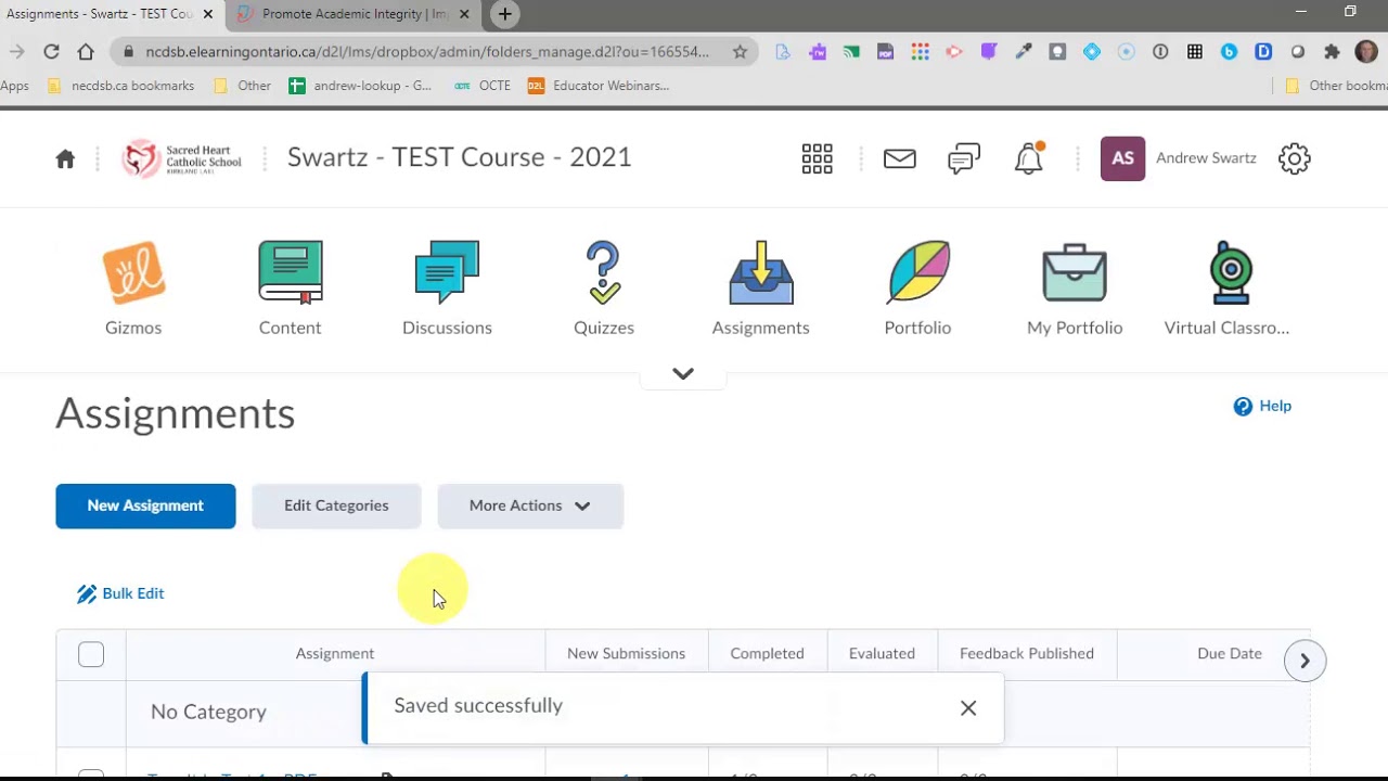 Enable Originality Check (using TurnItIn) in Your Brightspace Assignment Dropbox