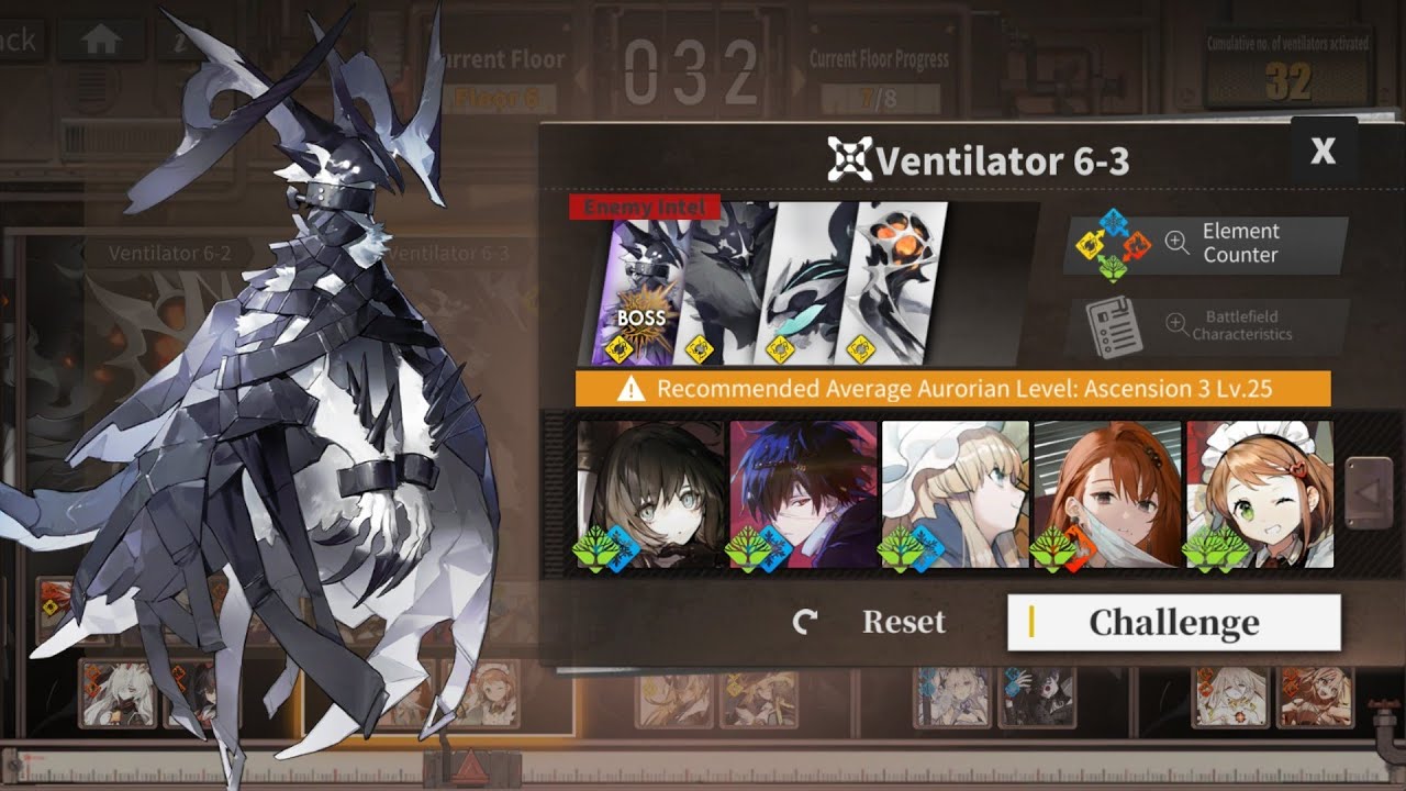 Abyss Floor 6 x 3 - Leonore Team - Alchemy Stars