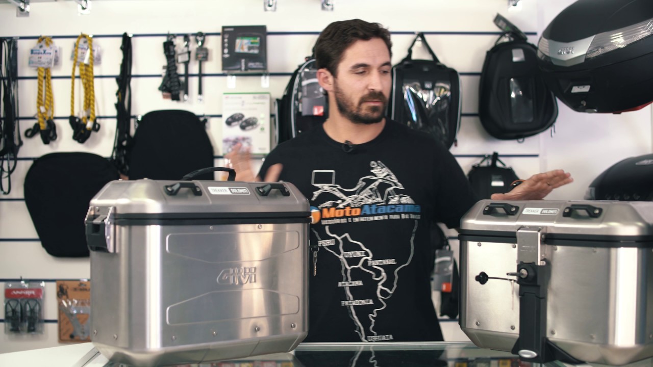 Conheça o Top case Givi Trekker Dolomiti