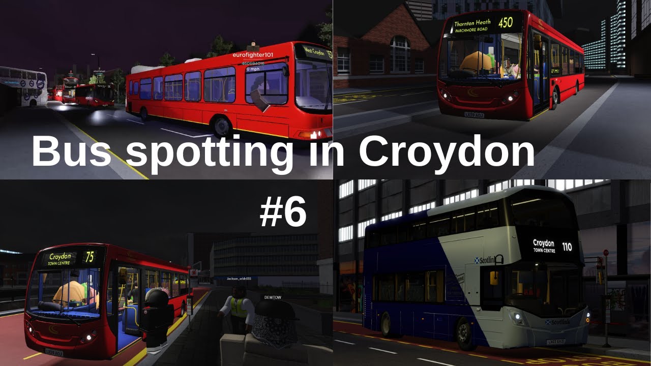 Roblox|Bus spotting in Croydon|Croydon V1.3|SIM SERVERS|#6