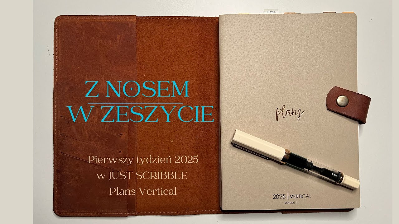 Pierwszy tydzień w JUST SCRIBBLE Plans Vertical | Przymiarka do celów | Naklejki PVC 🙄
