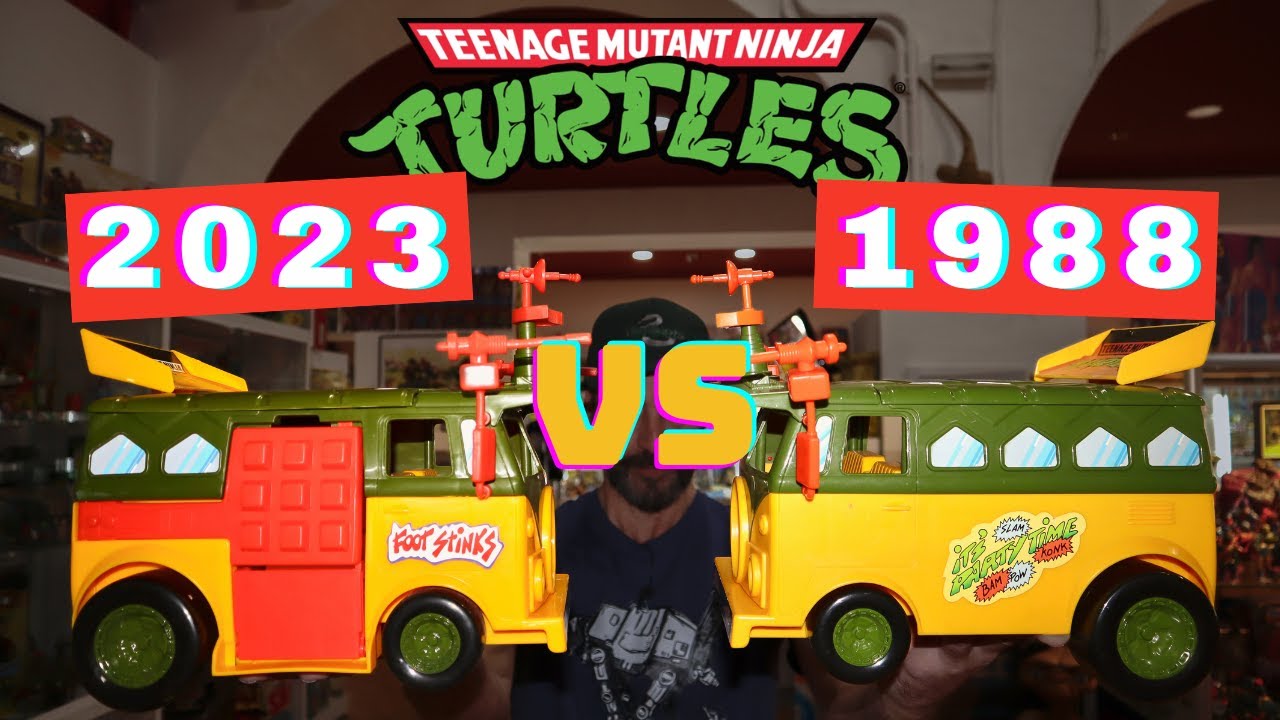 Unboxing 🚌 PARTY WAGON TMNT Classic 🐢 🥷 (Tortugas Ninja)