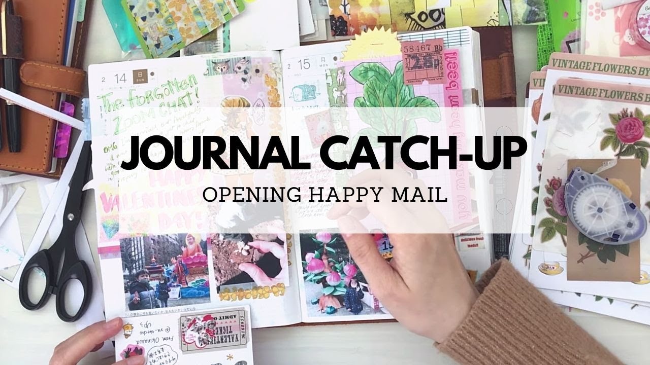 Opening Happy mail & Journal Catch-up #hobonichitecho #hobonichicousin