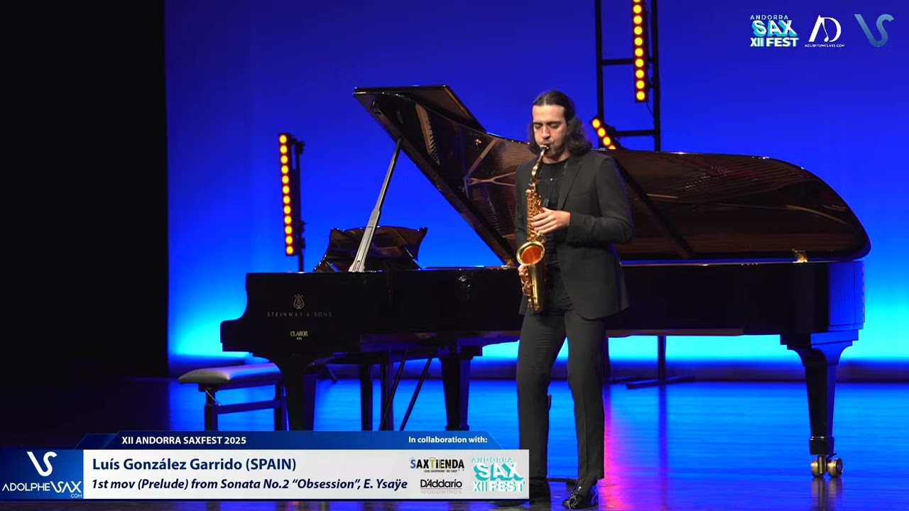 Luís González Garrido (Spain) plays Prelude from Sonata No. 2 “Obsession” by Eugène Ysaÿe