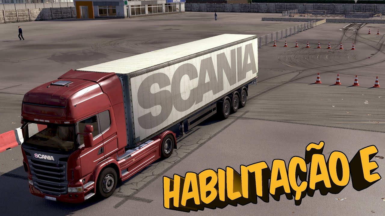 TIRANDO A HABILITAÇÃO DE CARRETA - SCANIA TRUCK DRIVING SIMULATOR - VOLANTE G27