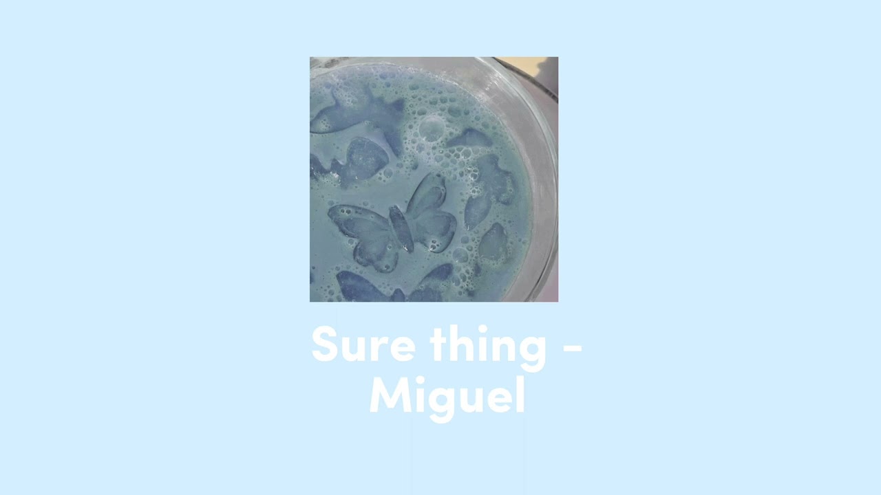 Sure thing - Miguel (Acapella)