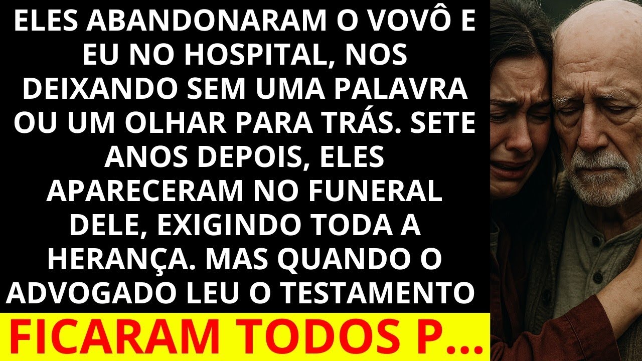 Eles abandonaram o avô no hospital, mas apareceram no funeral dele para lutar pela herança!