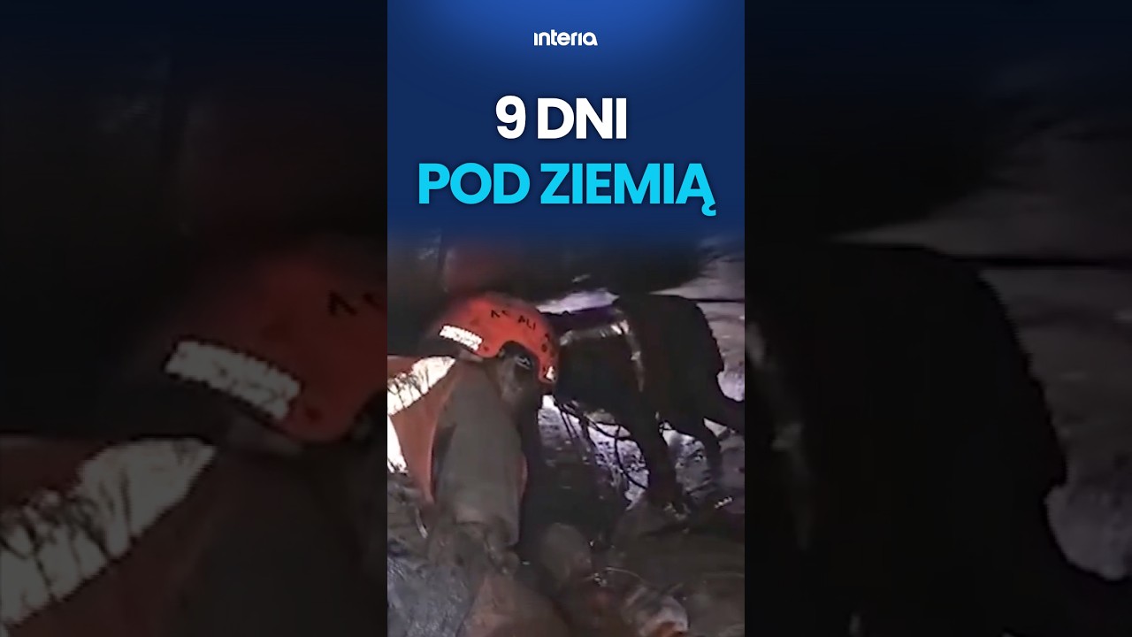 PRZEŻYLI 9 DNI W ZALANYM TUNELU