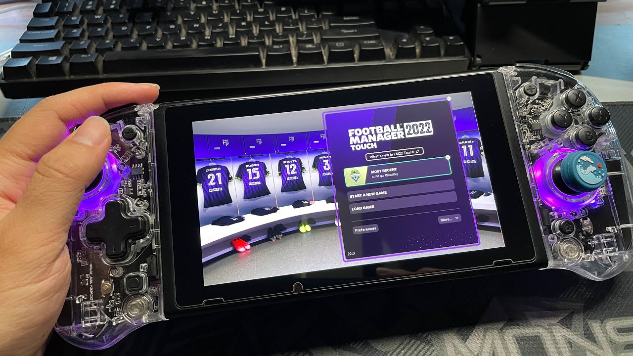 FM22 Football Manager 2022 Touch | Nintendo Switch Gameplay