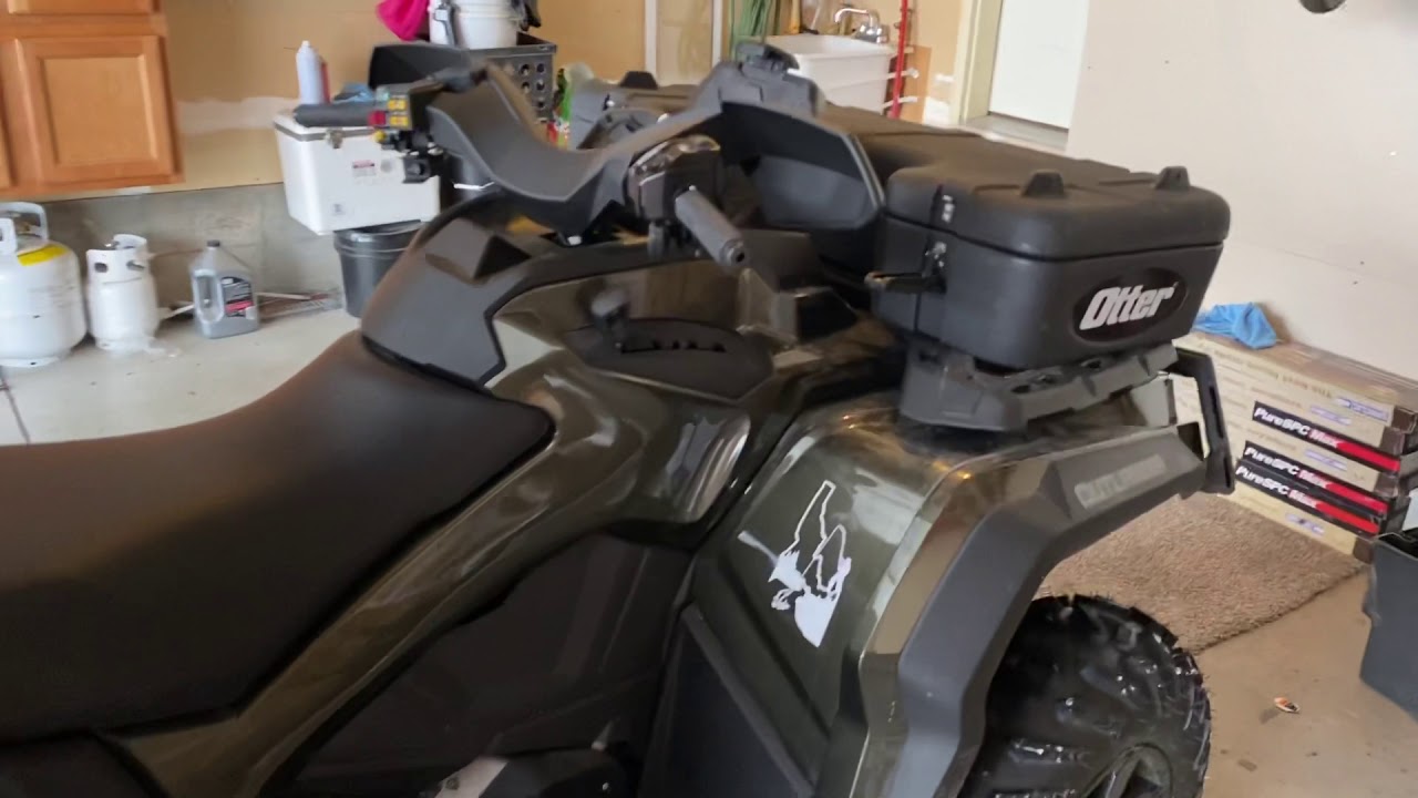 ATV ice fishing rig