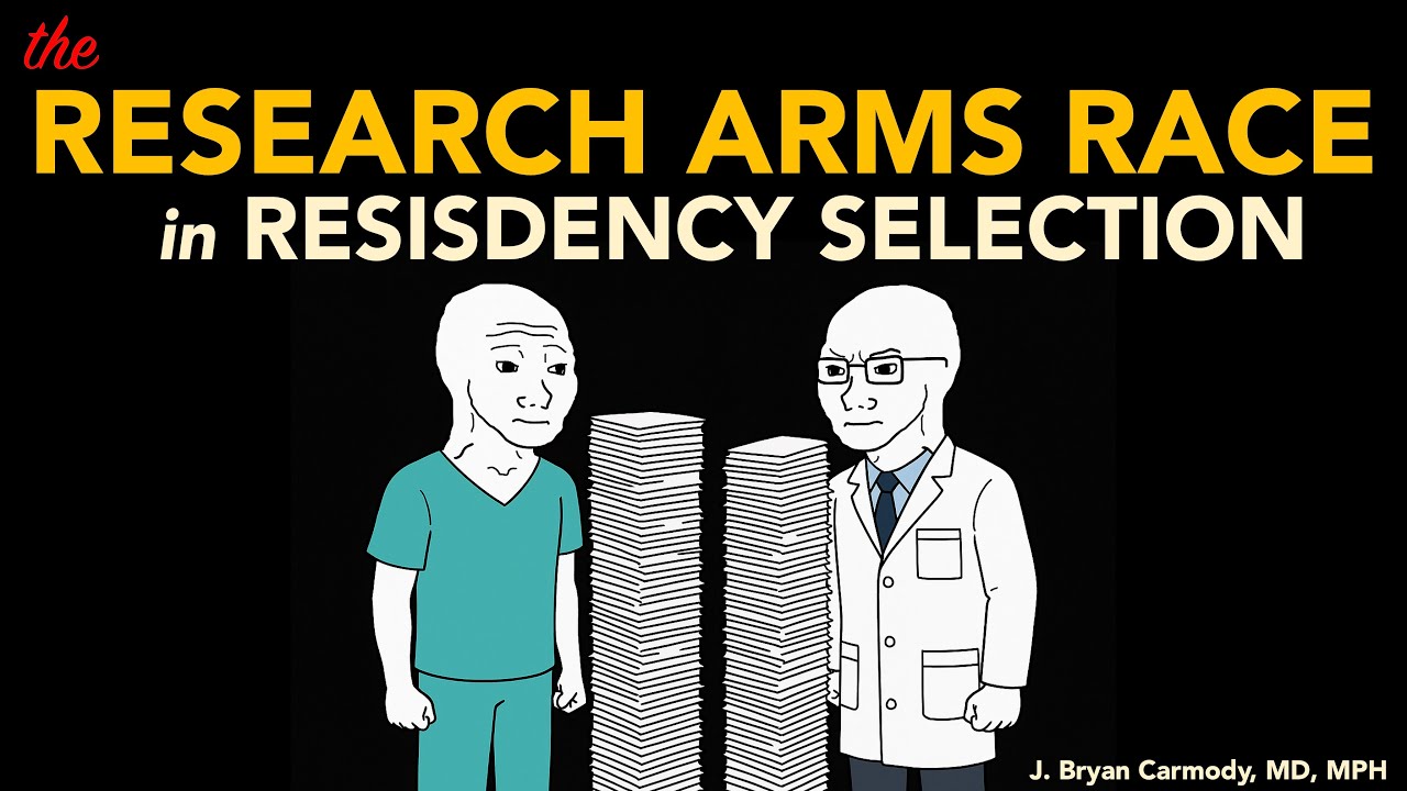 The Research Arms Race in Residency Selection