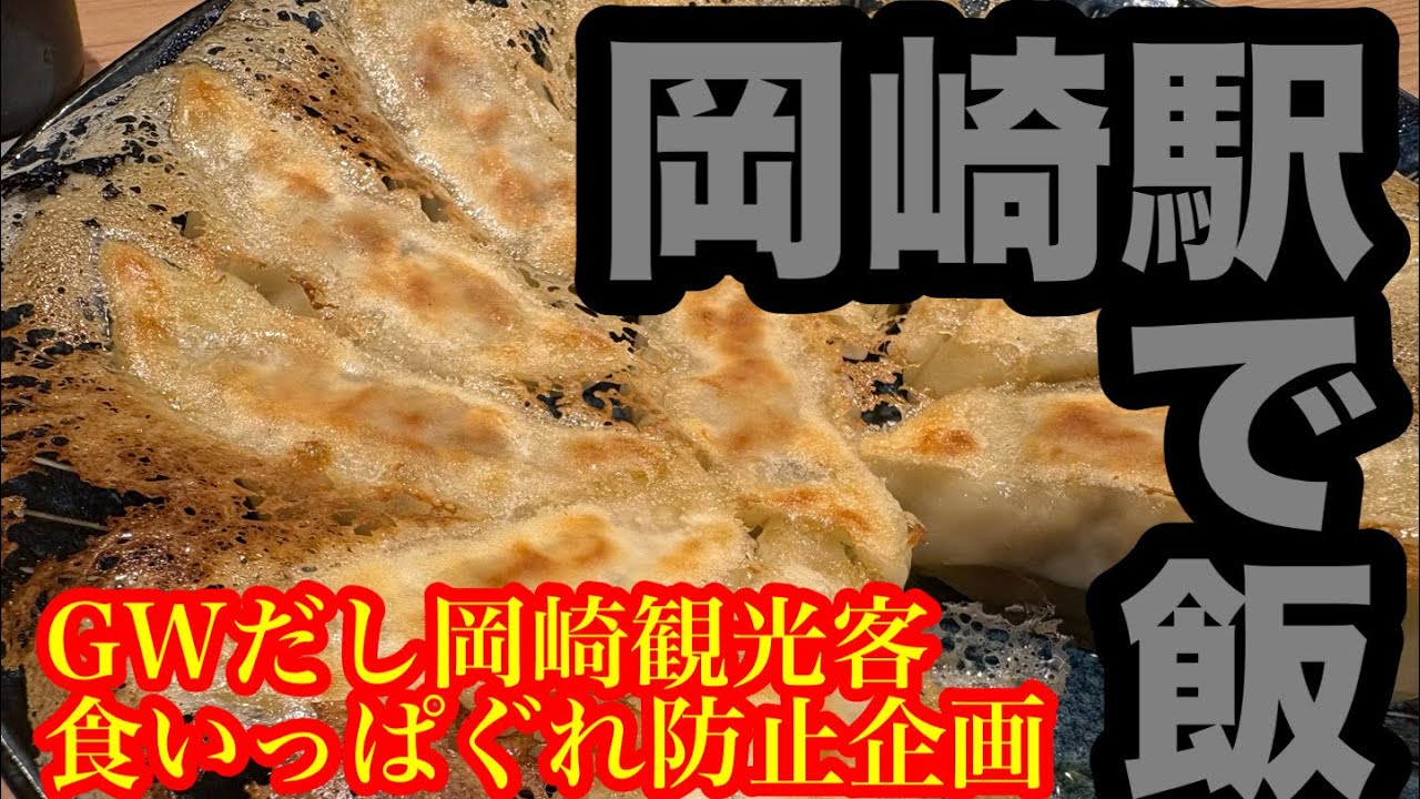 【岡崎市観光客食いっぱぐれ防止特別企画】岡崎駅前でごはんをたべよう【飲食店街は東岡崎駅前なのよ】