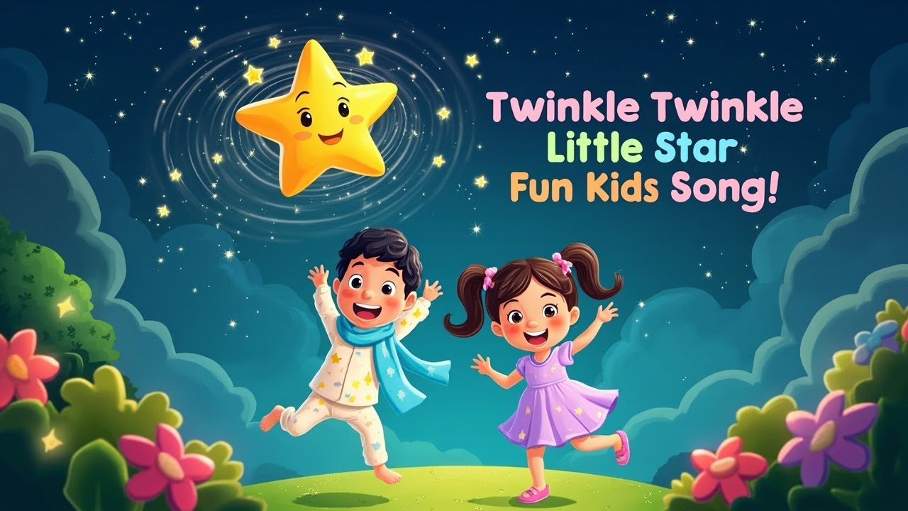 Twinkle Twinkle Little Star – Fun Kids Song! 🌟 | Sing & Dance for Children