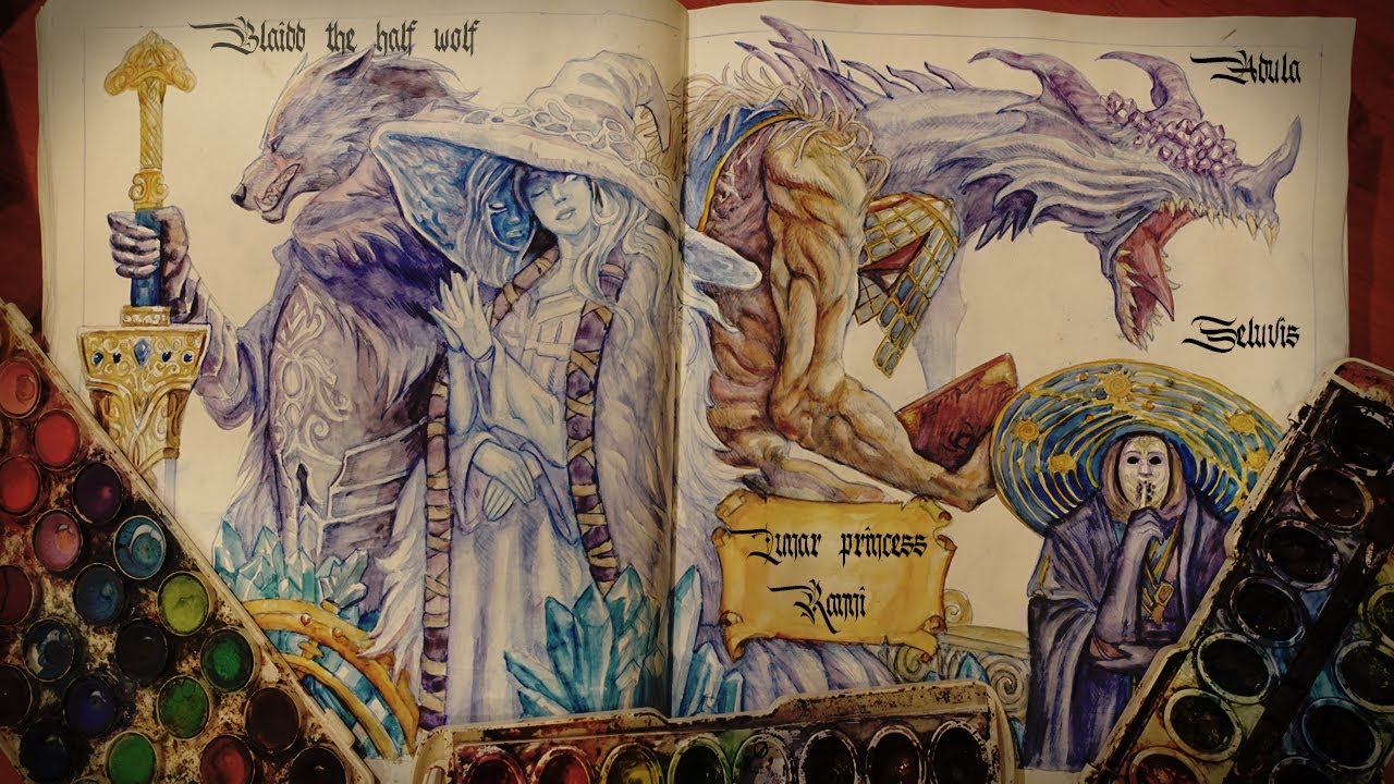 How I Made My Elden Ring Bible/Sketchbook/Journal