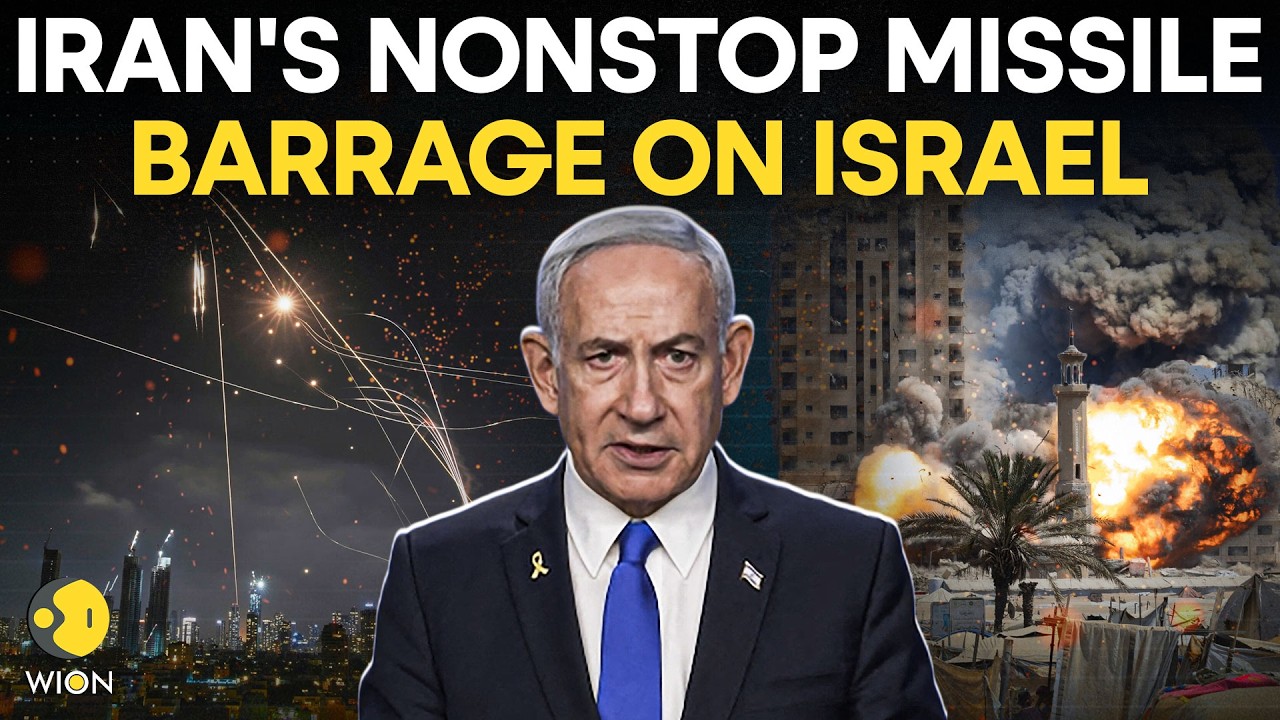 Iran Strikes Israel LIVE: Iran Launches Multiple Missile Waves At Israel, Middle East On Edge |WION