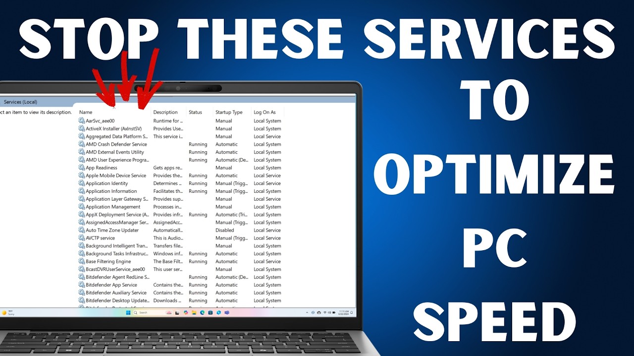 How to Optimize Windows 11 Safely Disable Non Essential Background Services for Better Performance