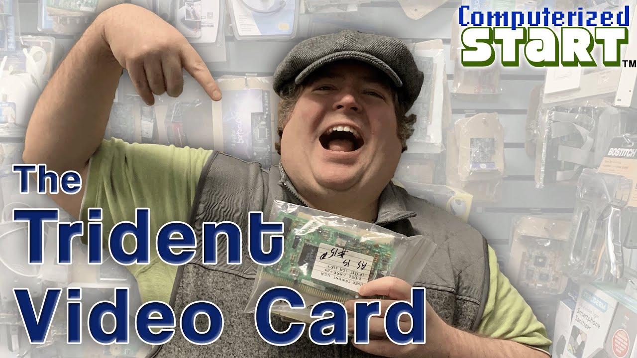 Видеокарта Trident TVGA8900D найдена экономно с @RetroTechChris в Новой Вирджинии! (Computerized ...