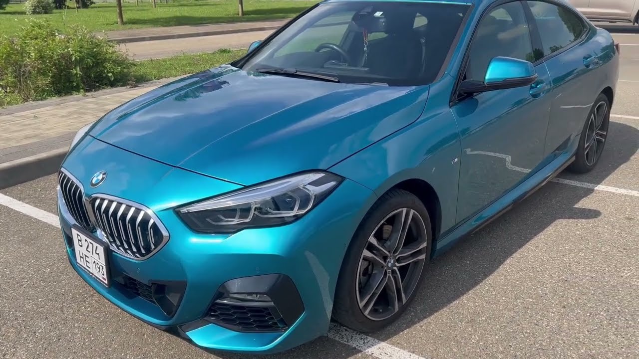 Купил себе ПРУЛЬ Европейца авто из Японии на правом руле BMW 218i Gran Coupe 2020 г. 3 цилиндра