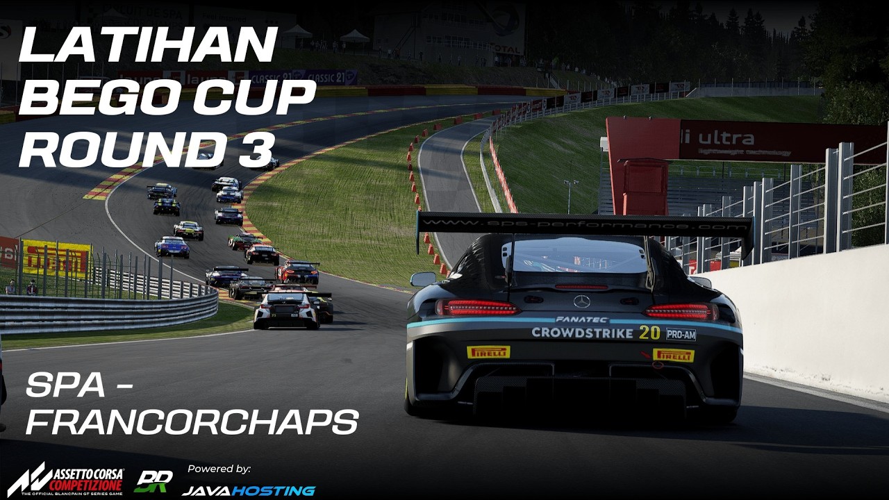 LATIAN BEGO BALAP CUP Round 3 SPA - FRANCORCHAPS !!! Assetto Corsa Competizione