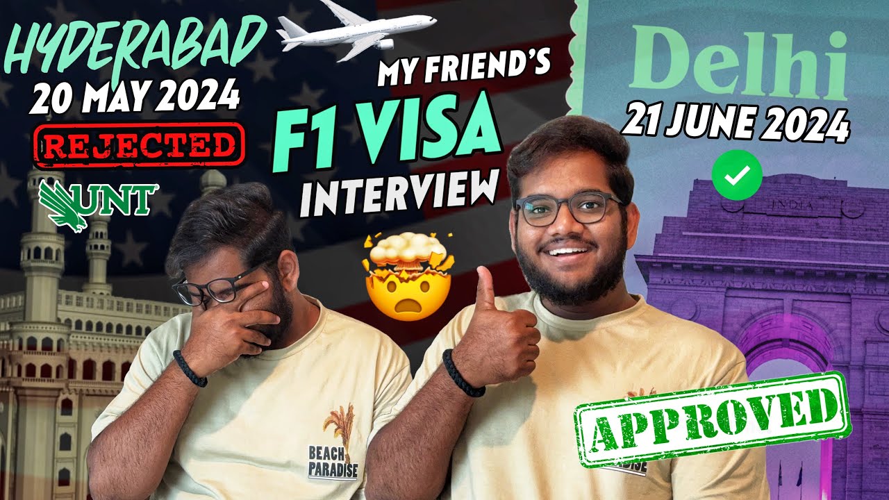 Got Rejected and Approved within 30 days period 😱 F1 VISA INTERVIEW EXPERIENCE | FALL 2024