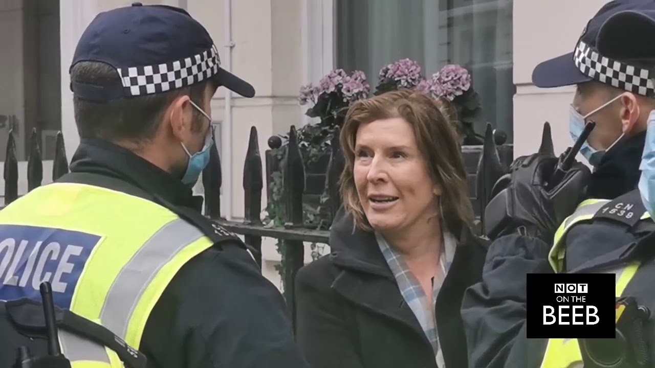 Don't laugh at the police. London Freedom protest 28th November 2020