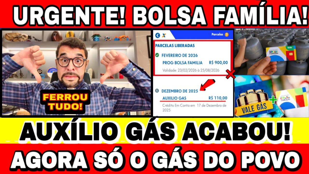 AUX&Iacute;LIO G&Aacute;S ACABOU! TODOS DO BOLSA FAM&Iacute;LIA RECEBER&Atilde;O O NOVO AUX&Iacute;LIO G&Aacute;S DO POVO! VEJA QUANDO SER&Aacute;! 