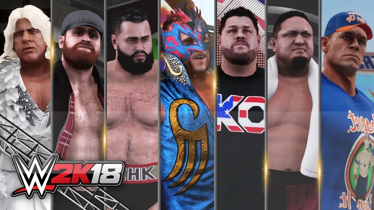 WWE 2K18 Entrances ; Rusev, Kalisto, Sami Zayn, Shawn Michaels, John Cena, Ric Flair & More