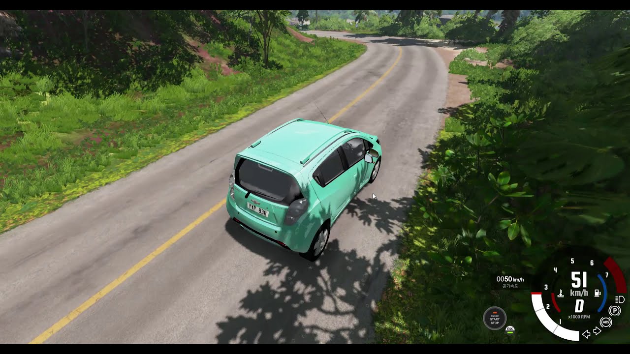 driving and crashing the chevorlet spark mod
