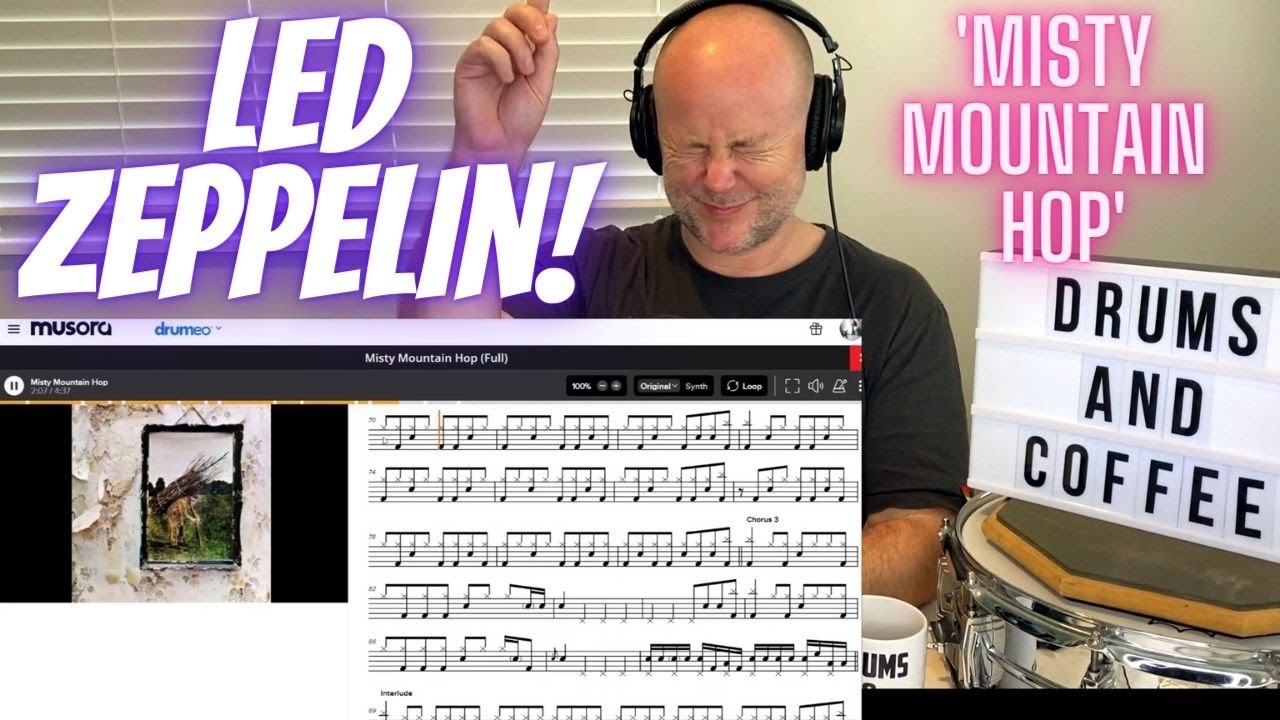 Drum Teacher Reacts: JOHN BONHAM | Led Zeppelin | 'Misty Mountain Hop'