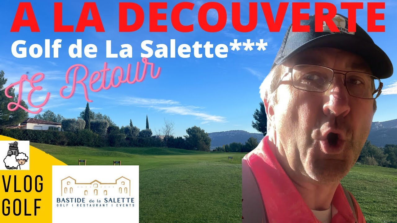 A LA DECOUVERTE DU GOLF DE LA SALETTE*** le retour, je finis fort malgré la fatigue...😂