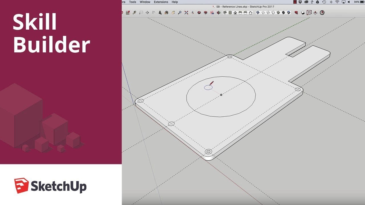 SketchUp Skill Builder: All about Guide Lines
