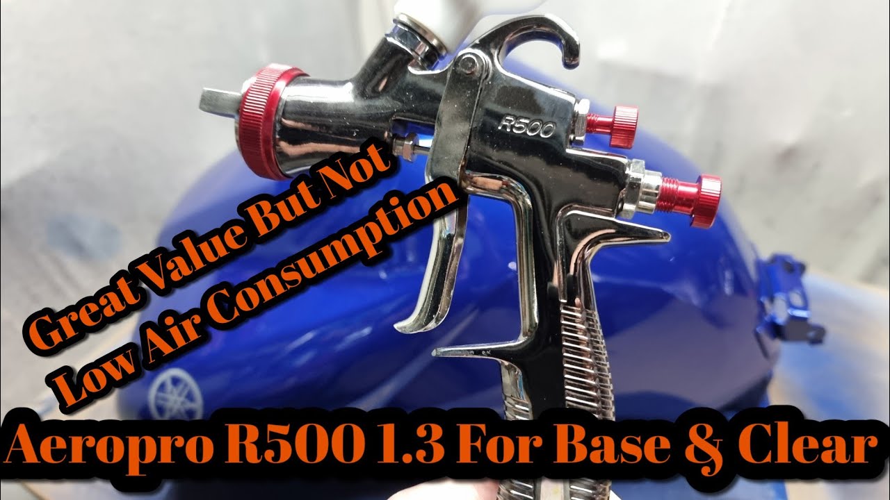 R500 Aeropro LVLP 1.3 Basecoat & Clearcoat, Best Cheap Spray Gun? For Yamaha DPB