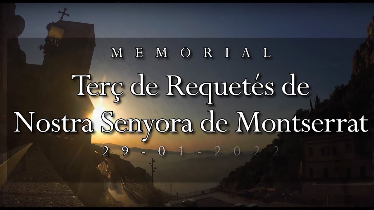 Acto carlista en Montserrat en desagravio por la retirada del monumento al Requeté. 29/01/2022.