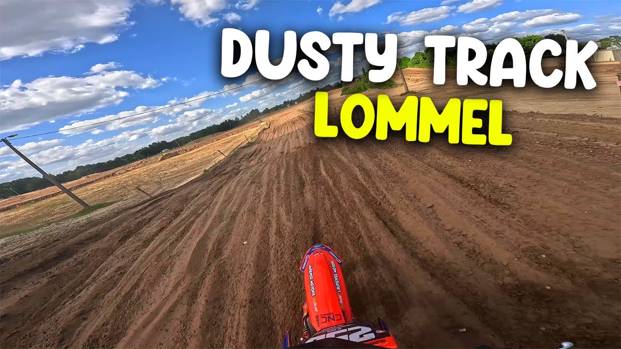 DUSTY SAND TRACK at LOMMEL MX / GoPro POV / KICK VAN MIL 295
