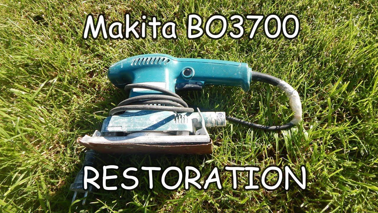 Makita BO3700 restoration. Ремонт Макита ВО3700.