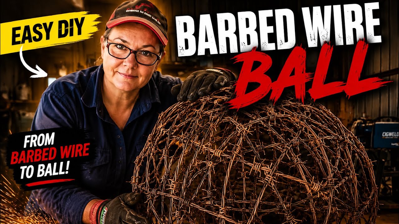 Easy DIY Barbed wire Ball Project