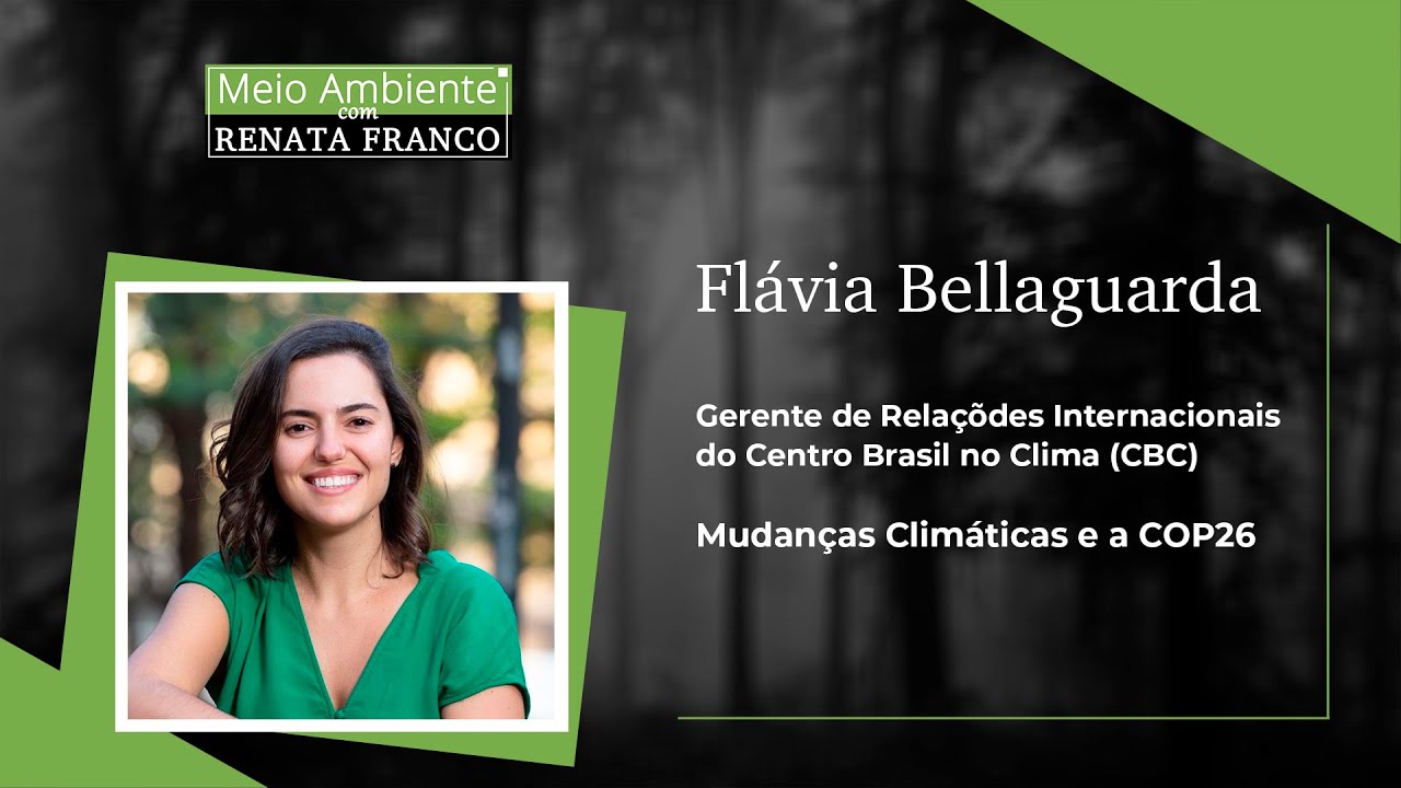 Flavia Bellaguarda fala sobre a COP26 e a atuação brasileira no cenário climático internacional