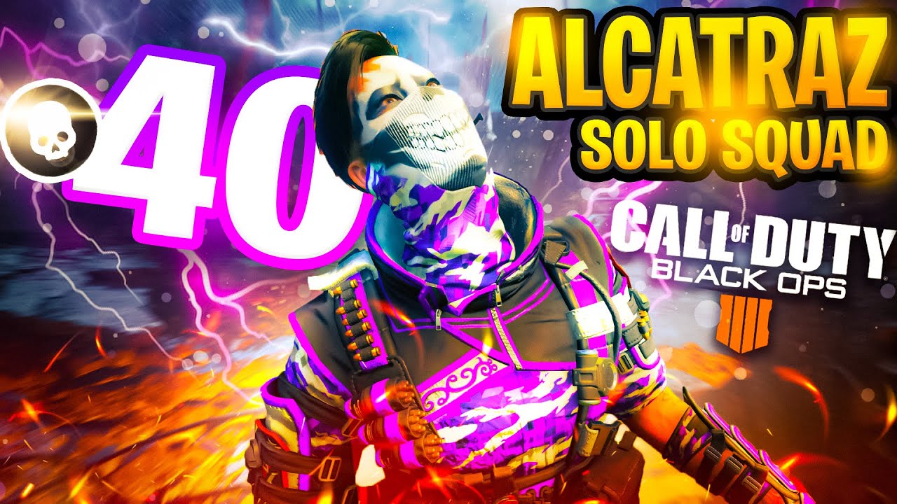 Blitzkreig🌩️|40 Kill Solo Squad BO4 Blackout Alcatraz Handcam Gameplay
