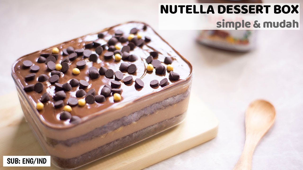 HOW TO MAKE NUTELLA DESSERT BOX | QUICK AND EASY RECIPE