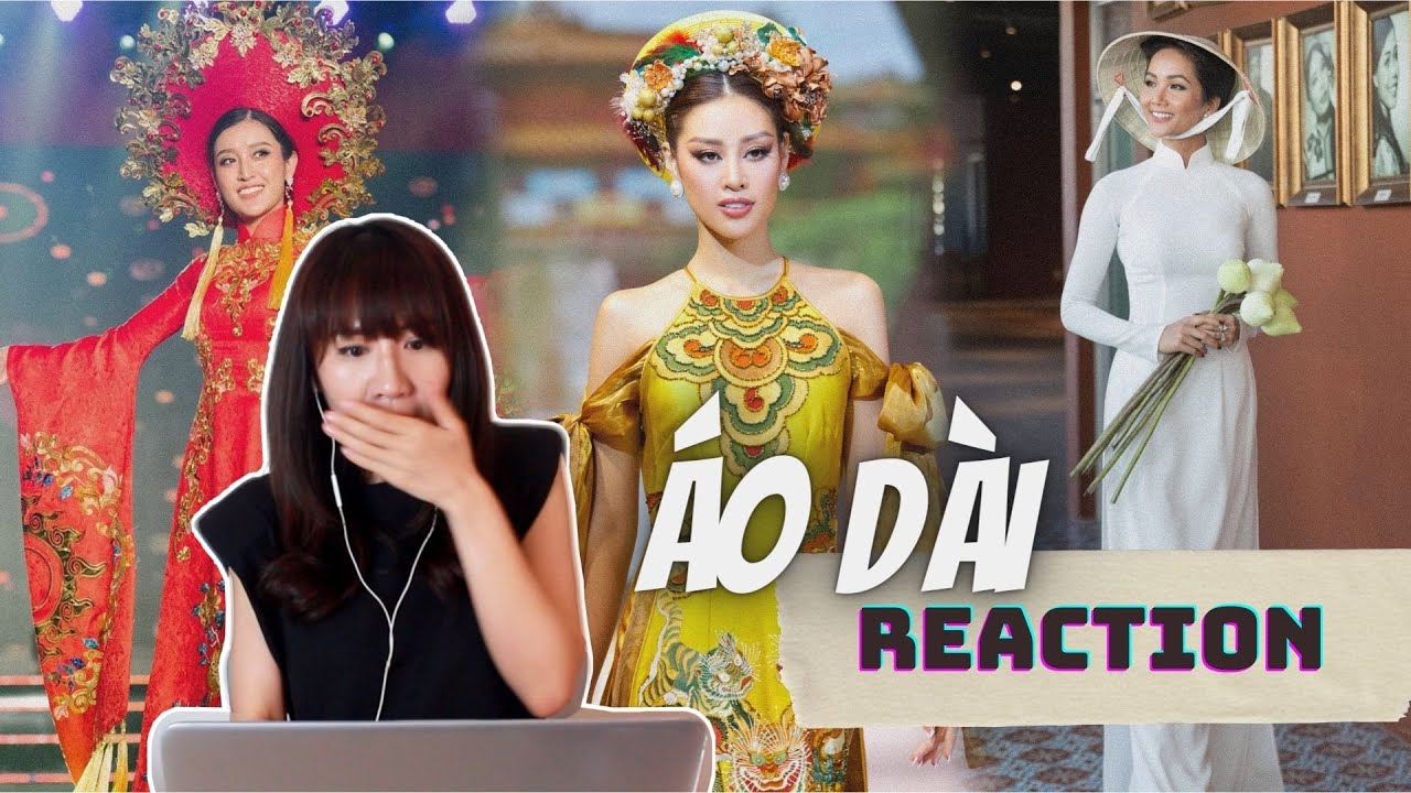 |21| Người Hàn reaction tiktok ÁO DÀI VIỆT NAM | Bộ áo dài nặng 30kg???