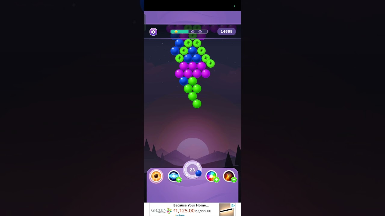 Bubble shooter champion Hard level