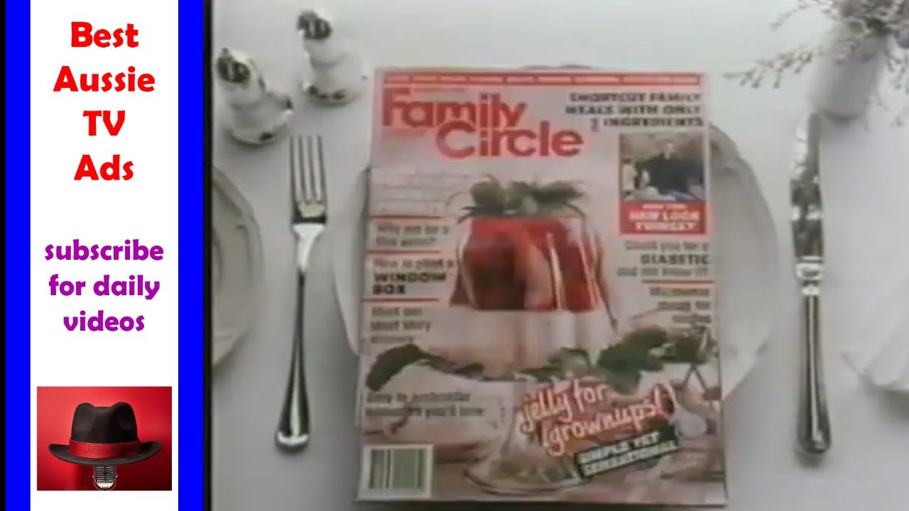 Family Circle Magazine ad [1989] - Best Aussie TV Commercials