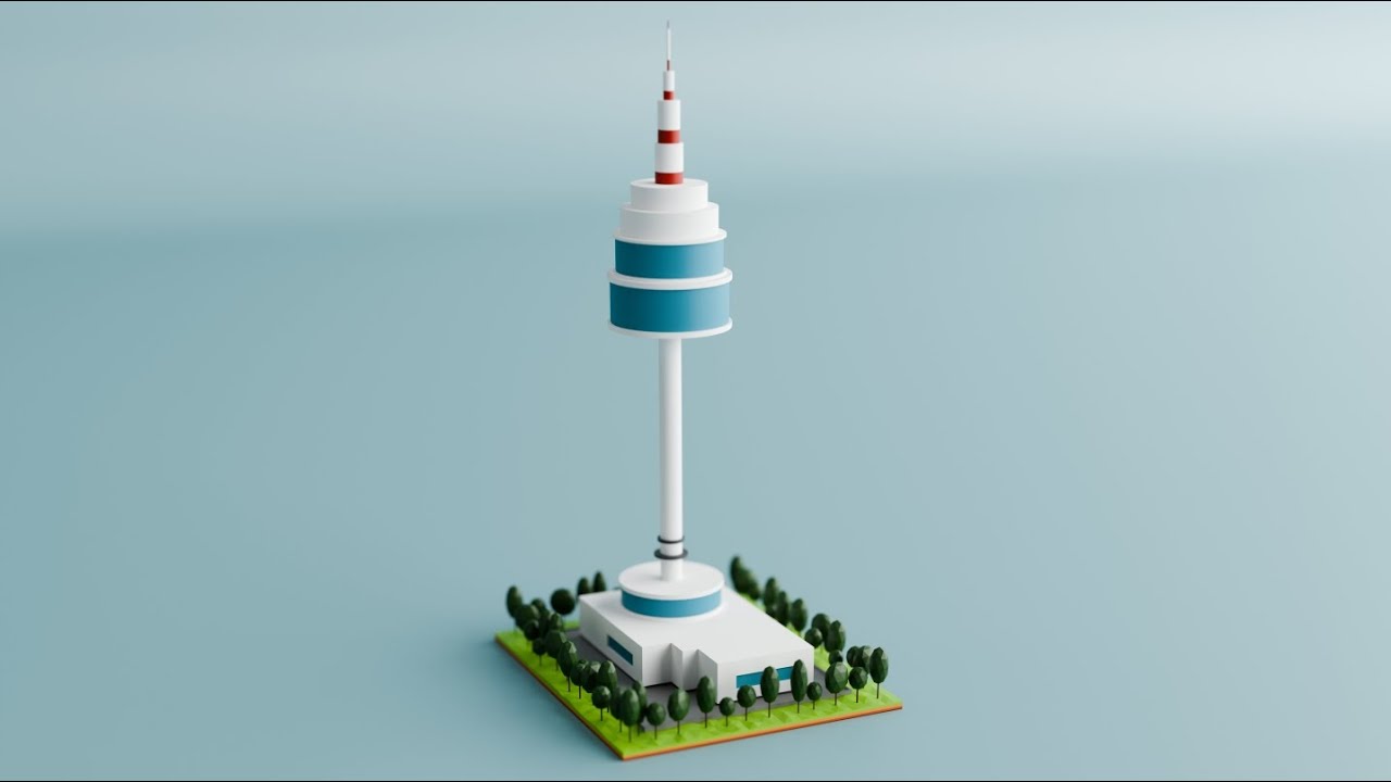 N Seoul Tower in Blender