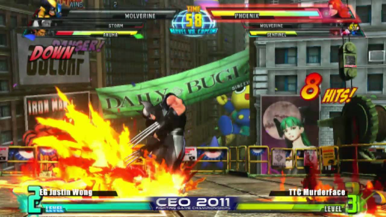 EG Justin Wong vs TTC Tokido CEO 2011 MVC3 Singles