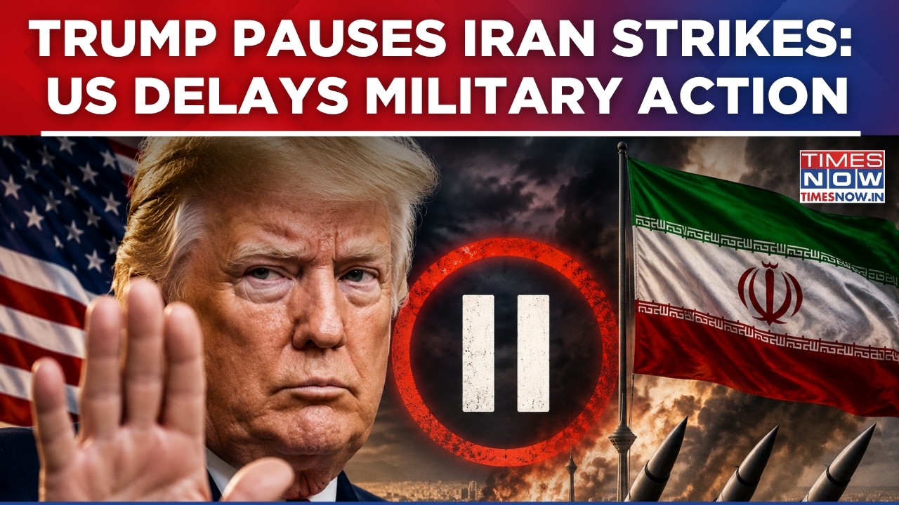 Trump Pauses Iran Strikes: US Delays Military Action, Diplomacy Back In Focus | World News