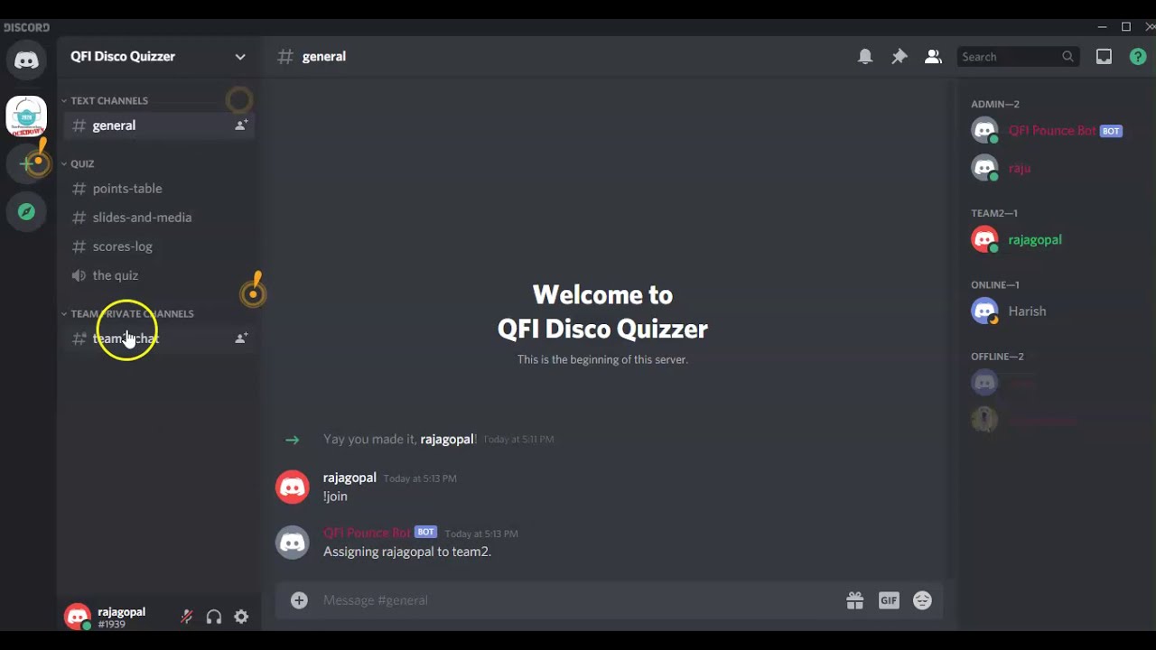 An introduction to QFI Quizzes on Discord
