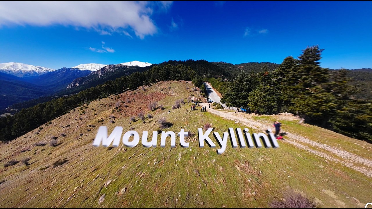 Mt Kyllini #4k  #fpvdrone #hikingaroundathens