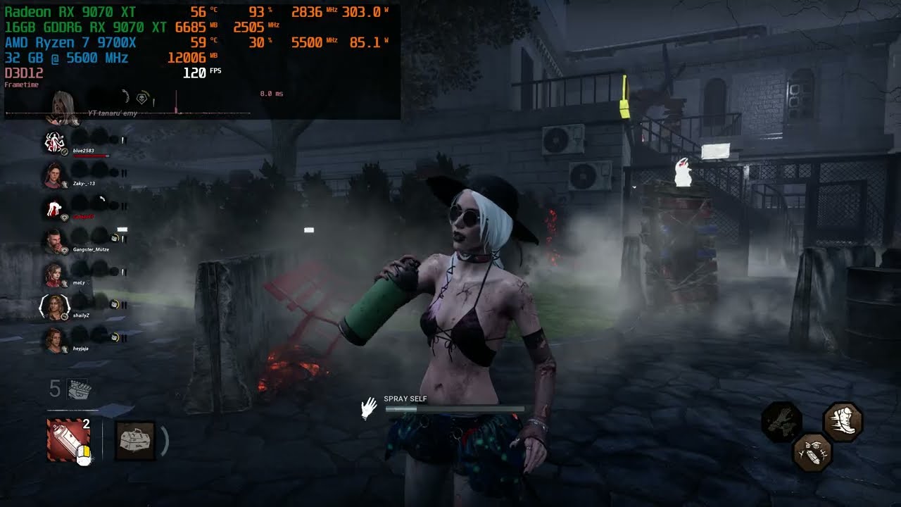Dead by Daylight - RX 9070 XT + Ryzen 7 9700X | 2160P | ULTRA Settings